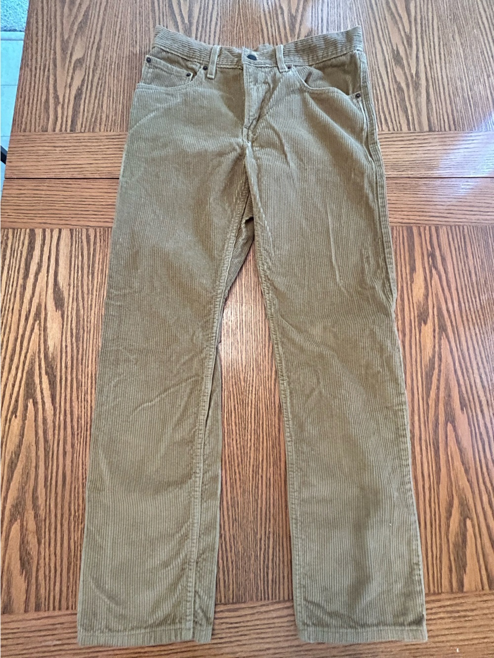 Levi's Women’s Tan Corduroy Straight-Leg Pants Size 30”x30”